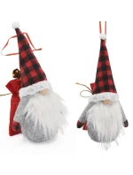 DEKORATÍVNY ŠKRIATOK S DARČEKOVOU TAŠKOU 20CM