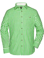 JN 638 Popelínová kostkovaná košile styl green/white model 22487420 - Daiber JN 638 Popelínová kostkovaná košile styl green/white model 22487420 - Daiber