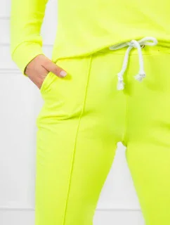 Tepláková souprava žlutá neonová