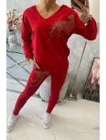 Zirkónová sada panther červená