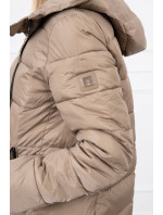 Prešívaná zimná bunda FIFI Cindy beige