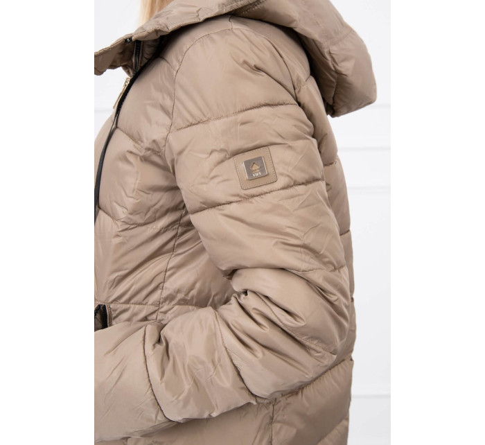 Prešívaná zimná bunda FIFI Cindy beige
