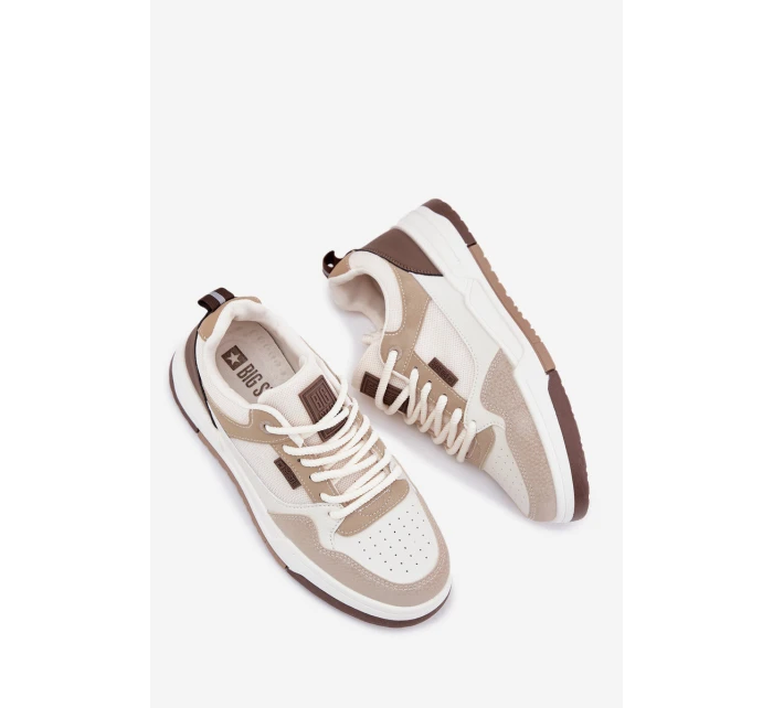 Sneakersy Męskie Big Star RR174604 Beżowe Sneakersy Męskie Big Star RR174604 Beżowe