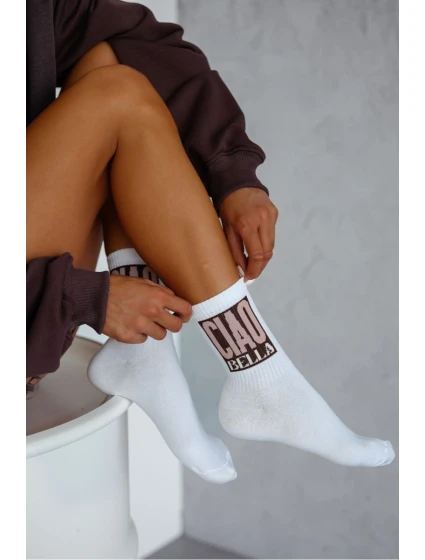 Skarpetki Damskie CIAO BELLA Białe