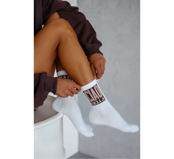 Skarpetki Damskie CIAO BELLA Białe