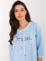 Bluzka RV BZ model 21393057 jasny niebieski - FPrice