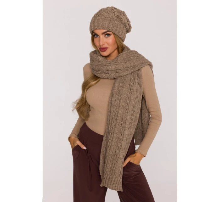 model 21417268 Pletená šála béžová - Moe