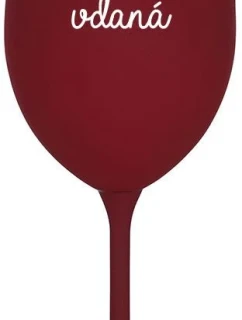 PIJEM, AKO SA MÁM - burgundský pohár na víno 350 ml