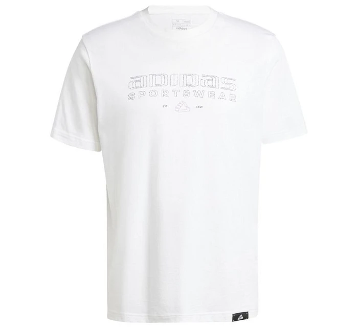 Pánske tričko adidas Tech Linear Graphic M IW2690