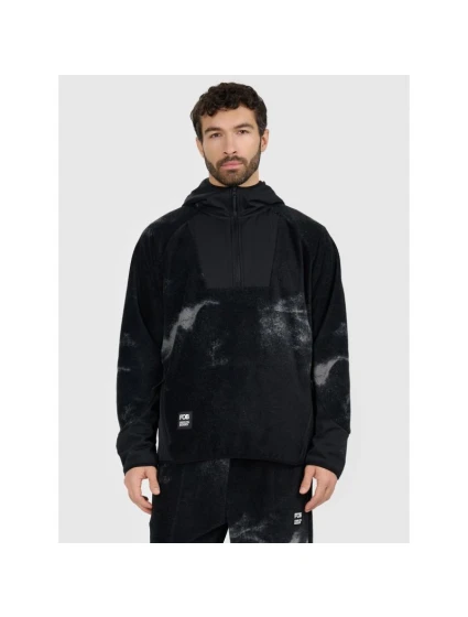 Pánský volný fleece s kapucí model 21920559 - 4F