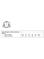 B&C Inspire Zipped Hood /women_° Dámska mikina s kapucňou 01.W36B tmavomodrá