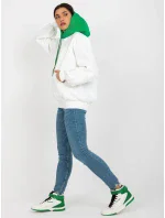 Mikina EM BL 696.68 bielo zelená Mikina EM BL 696.68 bielo zelená