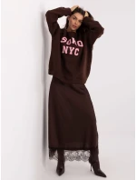 Bluza MJ BL model 21766123 ciemny brązowy - FPrice