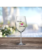 DVE SRDCIA, JEDEN PRÍBEH - číry pohár na víno 350 ml DVE SRDCIA, JEDEN PRÍBEH - číry pohár na víno 350 ml