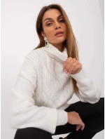 Dámsky sveter AT SW 23401.97P Ecru - FPrice