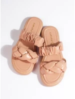 Trendy nazouváky dámské hnědé bez podpatku Trendy nazouváky dámské hnědé bez podpatku