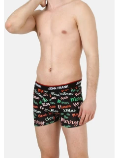 Pánské boxerky John Frank JFBD15-CH-HO HO HO