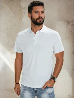 FashionStreet pánske biele polo tričko PX0514