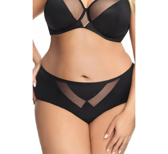 Dámské kalhotky model 21272286 Vicky black - Gorsenia