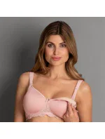 Miss Lovely podprsenka na kojení s pěnovou výztuží model 10621429 rosewood - Anita Maternity