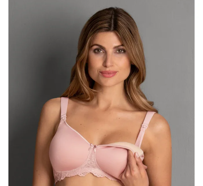 Miss Lovely podprsenka na kojení s pěnovou výztuží model 10621429 rosewood - Anita Maternity