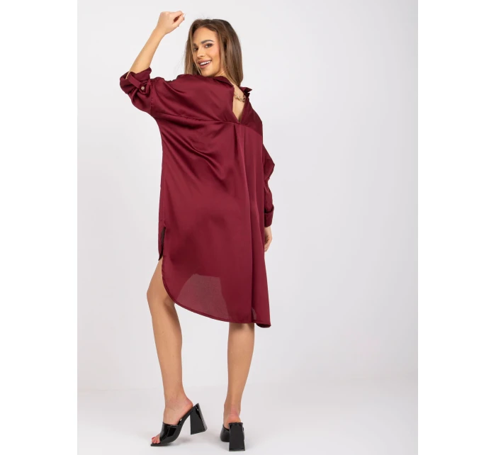 Šaty DHJ SK 13938 1.63P bordová