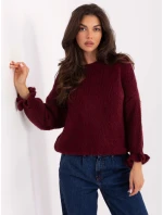 Sweter MI SW model 21370619 bordowy - FPrice