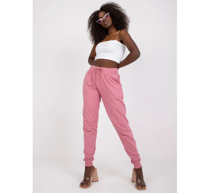 Tepláky TW DR 1033.16P tmavo ružová