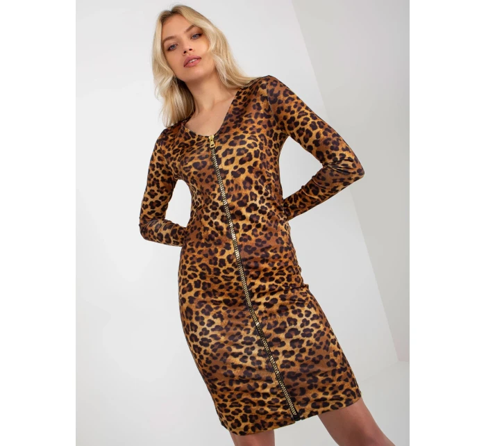 Šaty VI SK 148.65P svetlo hnedá