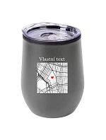 Personalizovaný termohrnček „BOWL“ s mapou Personalizovaný termohrnček „BOWL“ s mapou