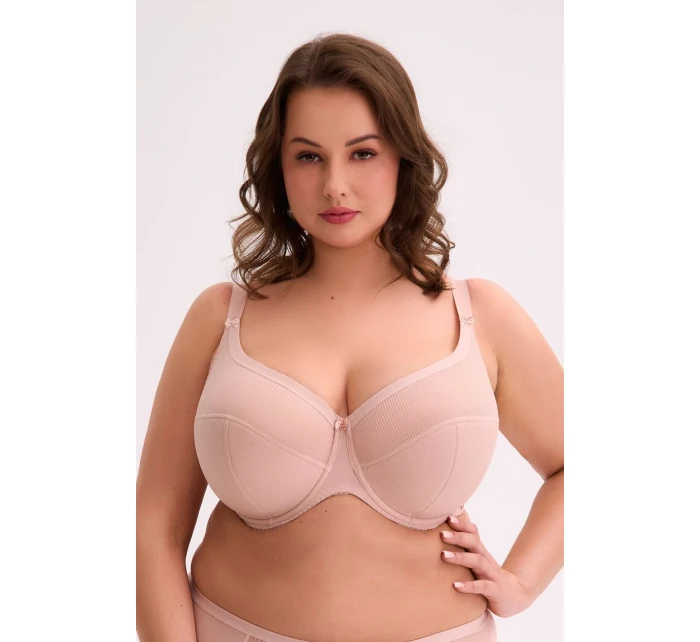 Polomäkká podprsenka Gaia BMS 1058 Maxi Sonia Pink