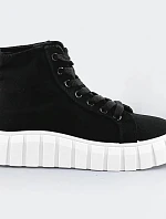 Čierne šnurovacie topánky (XA060)