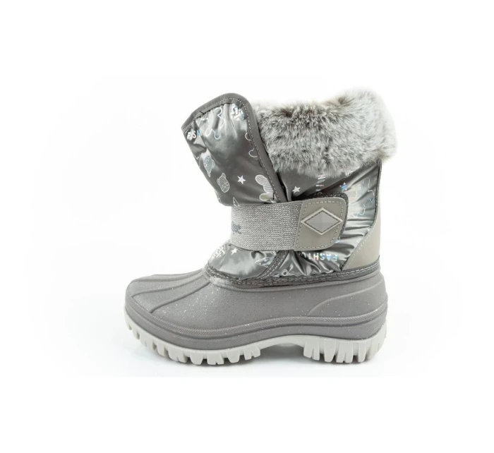 Lee Cooper zimní sněhule dětské zateplené sněhule pro dívky šedé Lee Cooper zimní sněhule dětské zateplené sněhule pro dívky šedé