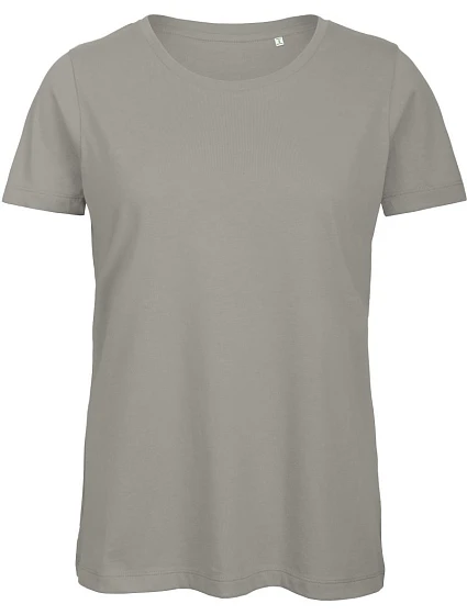 B&C Inspire T /women_° Dámske tričko s strihom Medium Fit z bio bavlny 01.TW43 svetlošedé