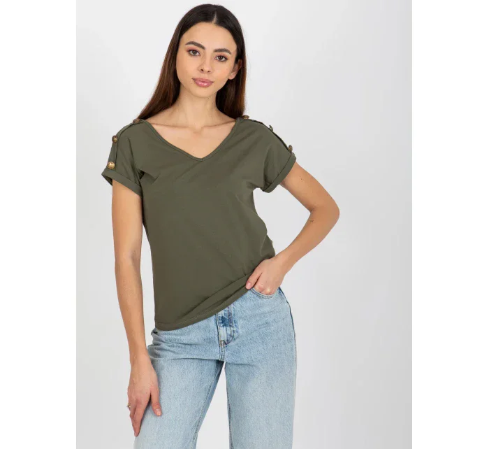 Dámska blúzka TW BZ BL 1006.56 tmavá khaki