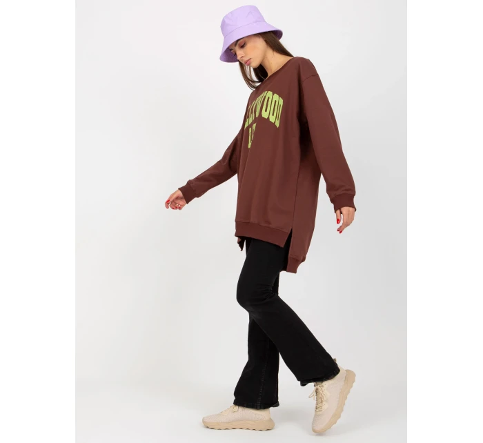 Mikina VI BL 3102.01P tmavo hnedá Mikina VI BL 3102.01P tmavo hnedá