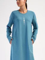 Dámske domáce šaty s dlhým rukávom Elizabeth