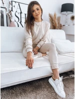MILIAN dámská tepláková souprava světle béžová Dstreet model 21967792 - FashionStreet