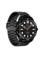 Černý silikonový řemínek + černý náramek model 21805557 - VELTORI