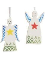 SADA DVOCH DIY anjelských príveskov 5x0,5x10,5 cm SADA DVOCH DIY anjelských príveskov 5x0,5x10,5 cm