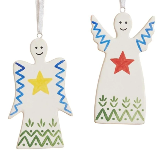 SADA DVOCH DIY anjelských príveskov 5x0,5x10,5 cm SADA DVOCH DIY anjelských príveskov 5x0,5x10,5 cm