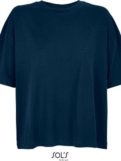 SOL'S Boxy Women Dámske tričko oversize 25.3807 francúzska námornícka modrá