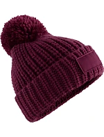 B 329 Pletená čepice s bambulí  burgundy model 22469575 - Beechfield