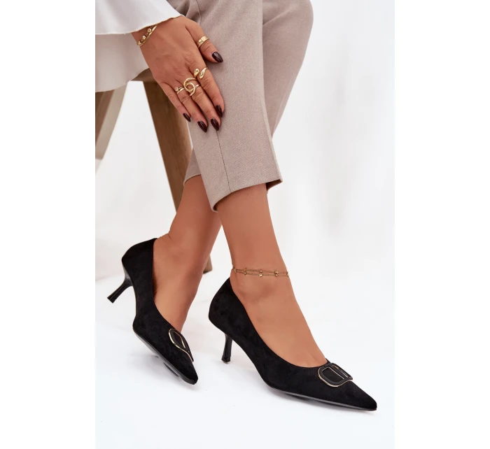 Dámské lodičky S detailem Černé model 21752738 - Boto Dámské lodičky S detailem Černé model 21752738 - Boto