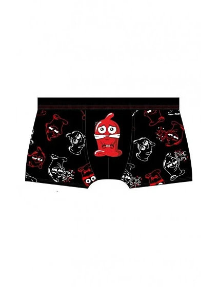 Boxerky gumové model 18012973 černé - Cornette