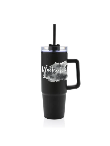 Personalizovaná cestovní termoska s průhledným víčkem - Akvarelový otisk Personalizovaná cestovní termoska s průhledným víčkem - Akvarelový otisk