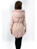 Dámska prechodná bunda Parka Powder Pink (w806)