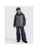 Chlapčenská lyžiarska bunda 5000 s membránou 4F 4FJRAW25TTJAM1064-22S