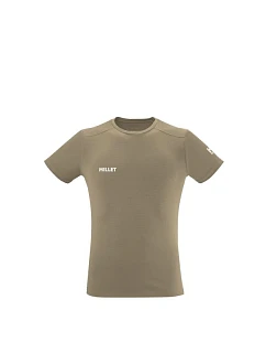 Pánske tričko MILLET Fusion Ts Ss M, béžové