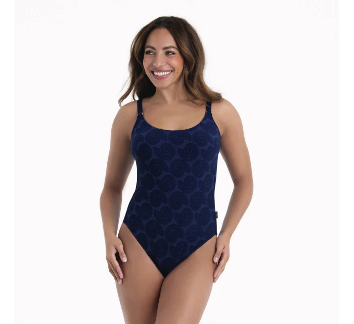 Jednodielne plavky Enya 7802 navy blue - RosaFaia